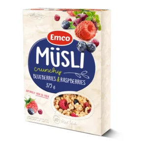 Emco - Musli Crunchy Blueberries & Raspberries - 375g