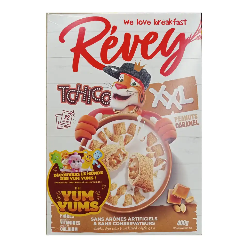 Revey - Tchico XXL Peanuts Caramel - 400 g