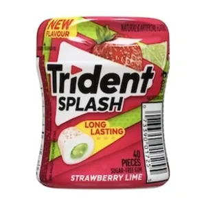 Trident - Strawberry + Lime Flavour Sans Sucre - 68g