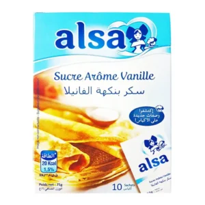 Alsa - Sucre Arome Vanille - 10+2 Gratuits