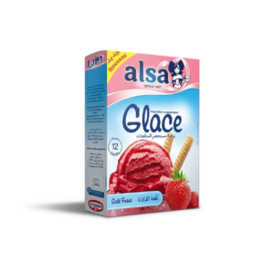 Alsa - Glace goût fraise - 100 g