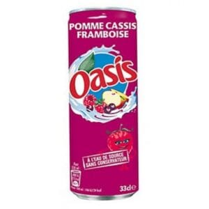 Oasis - Boisson Pomme Cassis Framboise Canette - 330ml