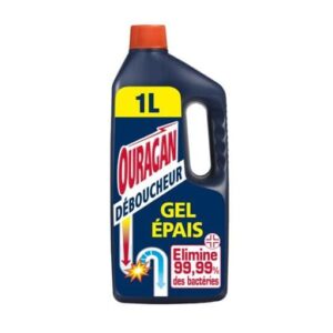 Ouragan - Deboucheur Soude + Javel - 1 L