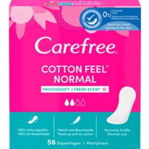 Carefree - Cotton Feel Normal - 56 Pc