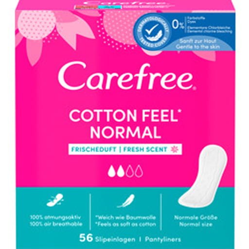 Carefree - Cotton Feel Normal - 56 Pc