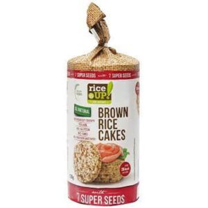 Rice Up - Brown Rice Cakes With 7 Super Seeds - 120G