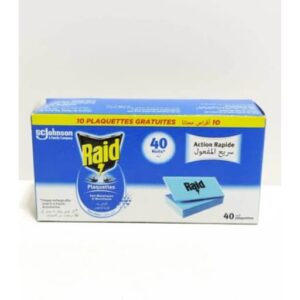 Raid - Recharge Plaquettes - 30 + 10 Gratuites