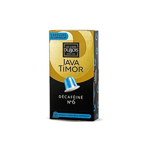 Les Cafés Dubois - Capsule Java Timor N°6 - 10U