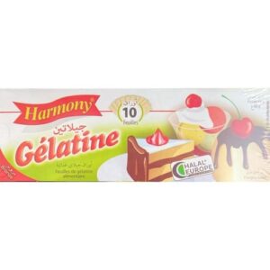 Harmony - Gelatine 10 Feuilles - 40G
