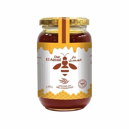 Dar Aassal - Miel Eucalyptus - 450G Verre