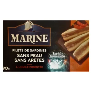 Marine - Filets De Sardines Sans Peau Pimentée