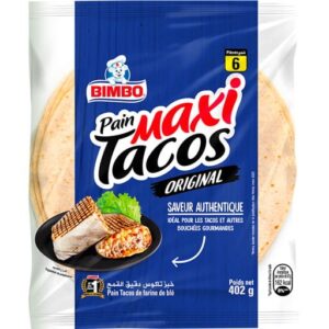 Bimbo - Pain Maxi Tacos Original Bleu 6P 378G