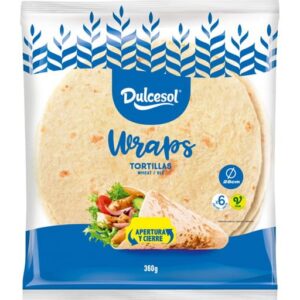 Dulcesol - Wraps Tortillas de Trigo - 360G