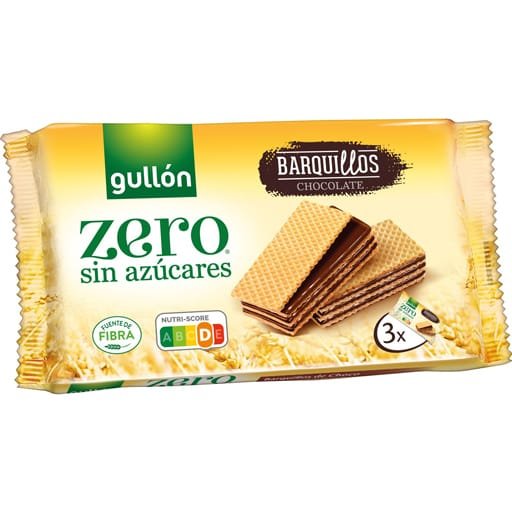 Gullon - Chocolate Wafer Zero Sugar Free - 180G