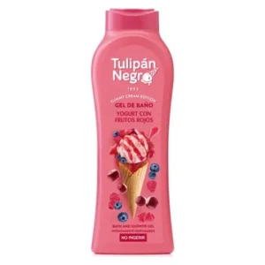 Tulipán Negro - Gel Bain de Douche Yogurt con Frutos Rojos - 650 ml
