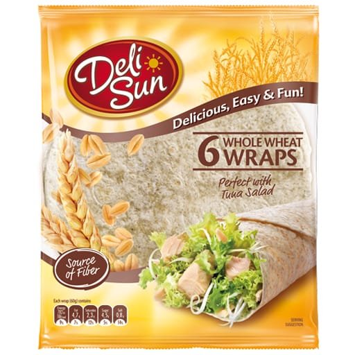 Deli Sun - Whole Grain Tortilla Wraps - 360G