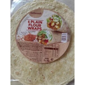 Delibreads - Plain Flour Wraps - 6 468G
