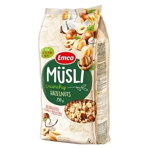 Emco - Musli Crunchy Hazelnuts - 750 G