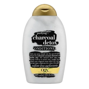 OGX - Après-shampoing purifiant Charcoal Detox au charbon