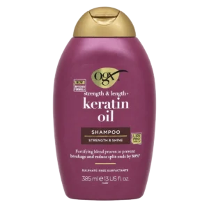 OGX - Shampoing Strength & Length+ Keratin Oil force et brillance