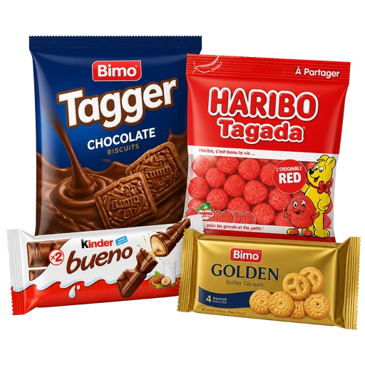 Snacks, Biscuits & Confiserie