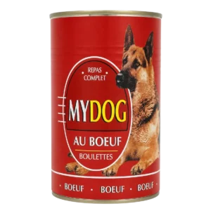 MyDog — Repas complet pour chien au bœuf
