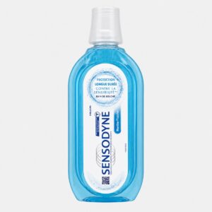 Sensodyne - Bain de bouche Menthe Fraîche sans alcool protection longue durée contre la sensibilité