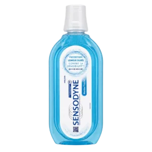 Sensodyne - Bain de bouche Menthe Fraîche sans alcool protection longue durée contre la sensibilité