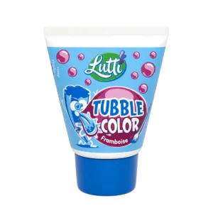 Lutti - Chewing-gum en tube Tubble Color framboise