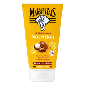 Le Petit Marseillais - Crème mains Nutrition beurre de karité, amande douce et huile d’argan peaux très sèches