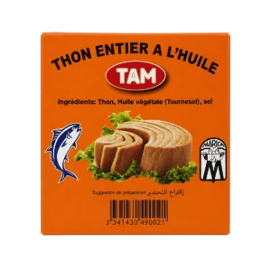 TAM - Thon entier à l’huile végétale