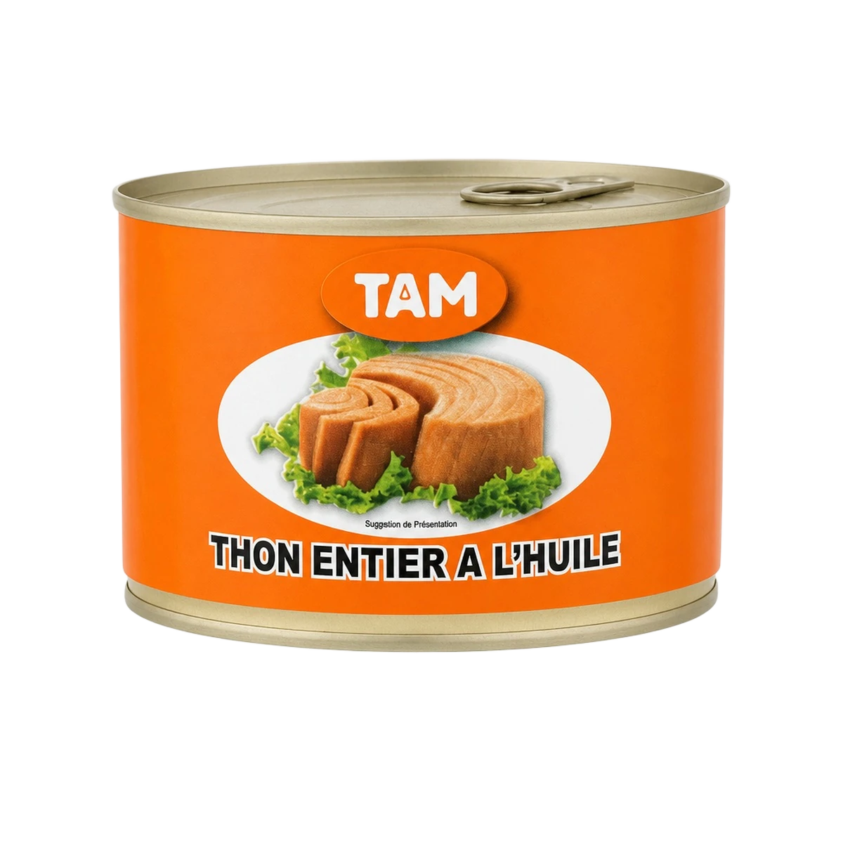 TAM — Thon entier à l'huile — poids net non visible