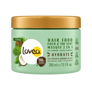 Lovea - Masque cheveux 3 en 1 Coco & Thé vert