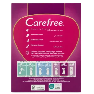 Carefree - Protège-slips Plus Large Extra Protection