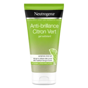 Neutrogena - Gel exfoliant visage anti-brillance Citron Vert pour peaux grasses