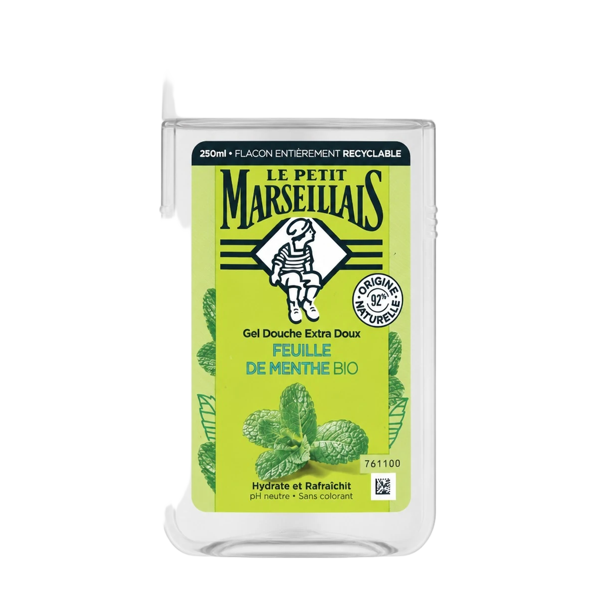 Le Petit Marseillais — Gel douche extra doux feuille de menthe bio — 250 ml