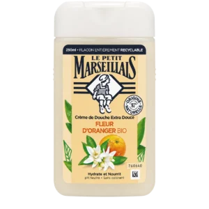 Le Petit Marseillais - Crème de douche extra douce Fleur d’Oranger Bio