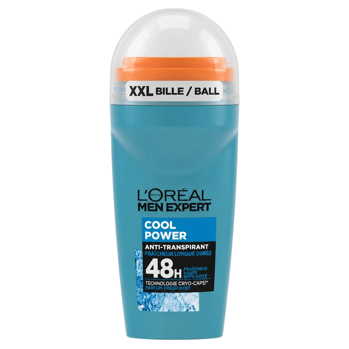 L'Oréal Paris — Déodorant anti-transpirant Cool Power 48h bille XXL — 50 ml