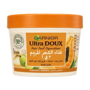 Ultra Doux - Soin capillaire 3-en-1 Hair Food Réparateur à la papaye et à l’amla pour cheveux abîmés