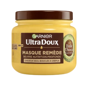 Ultra Doux - Masque capillaire remède nutrition intense huile d’avocat et beurre de karité cheveux bouclés à frisés