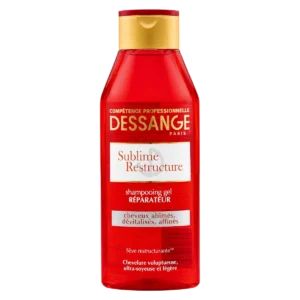 Dessange - Shampooing gel réparateur Sublime Restructure pour cheveux abîmés, dévitalisés et affinés