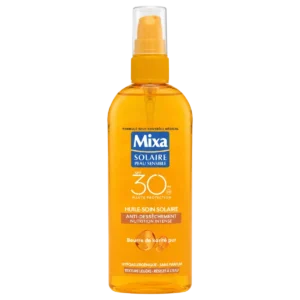 Mixa - Huile-soin solaire peau sensible anti-dessèchement SPF 30
