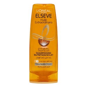 Elseve - Shampoing Nutrition Éclat Huile Extraordinaire pour cheveux secs