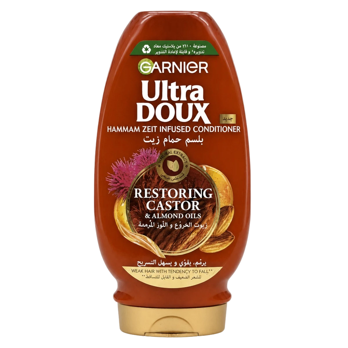 Garnier — Après-shampoing revitalisant à l'huile de ricin et à l'huile d'amande — 200 ml