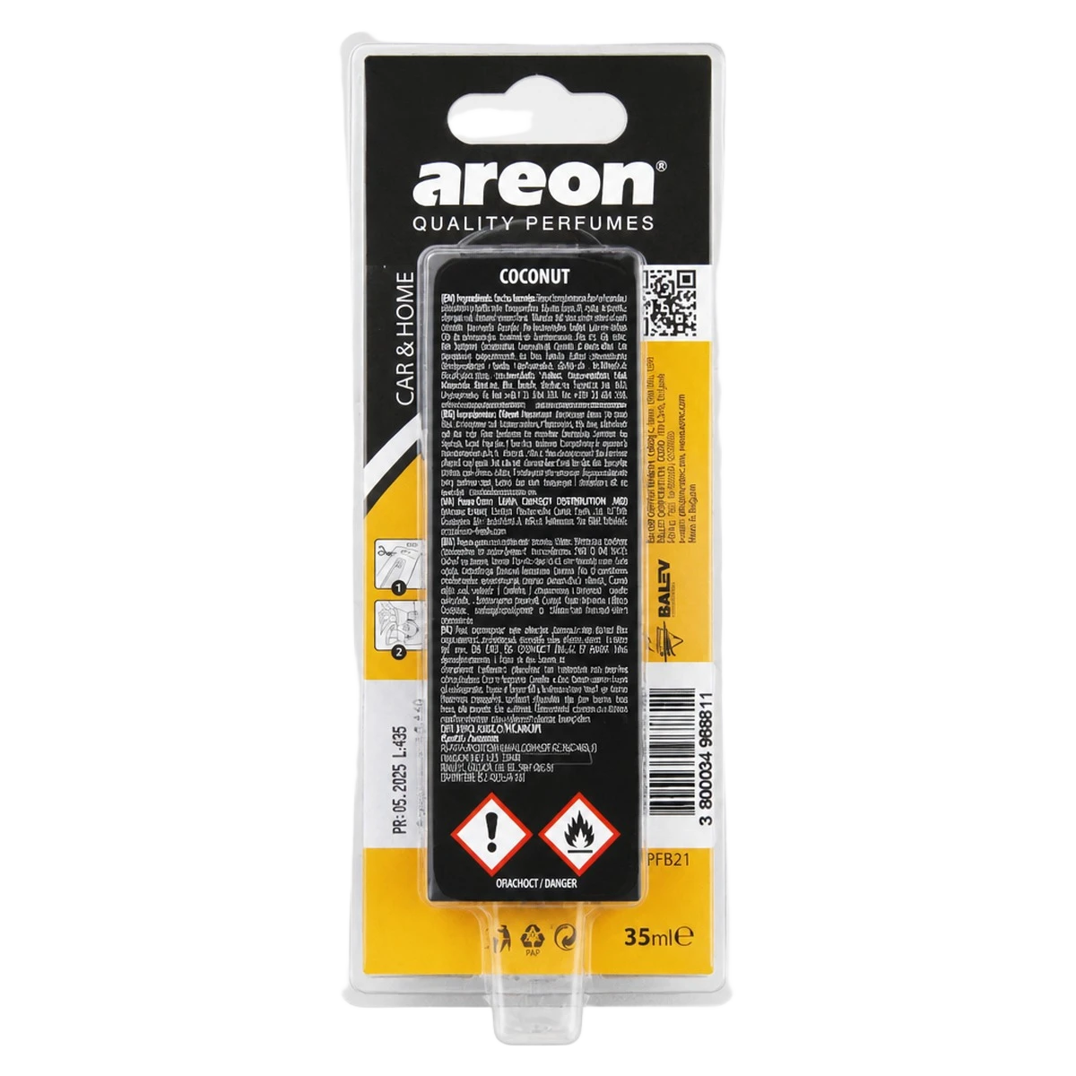 Areon — Désodorisant automobile et maison Spring Bouquet — 35 ml