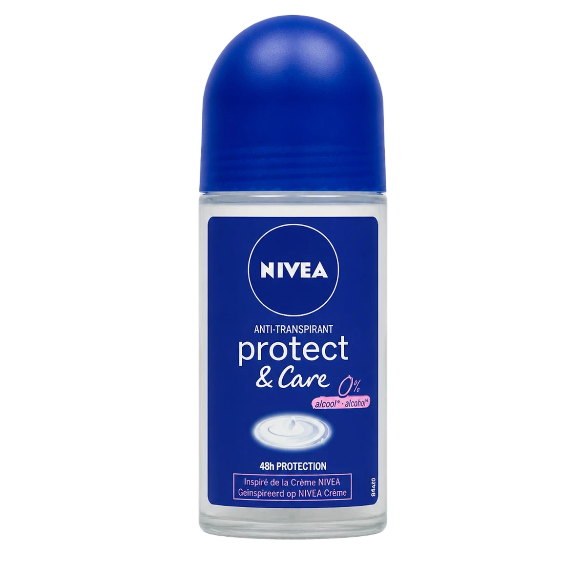 Nivea — Déodorant anti-transpirant Protect & Care 0% alcool — 50 ml
