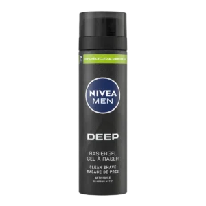 Nivea Men - Gel à raser Deep Clean Shave au charbon actif
