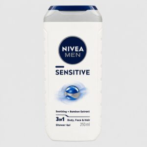 Nivea Men - Gel douche homme Sensitive 3 en 1 corps, visage et cheveux