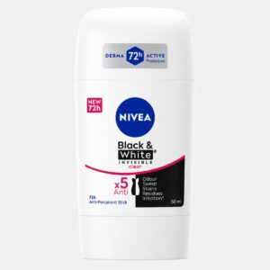 Nivea - Déodorant stick anti-transpirant Black & White Invisible Clear