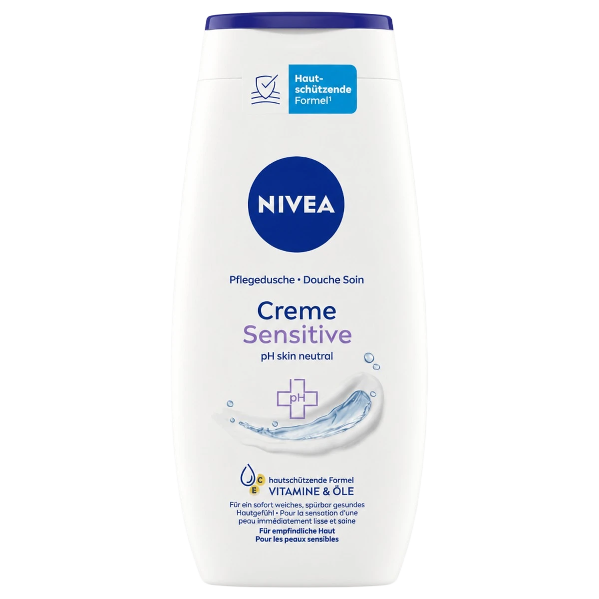 Nivea — Gel douche soin Creme Sensitive — 250 ml